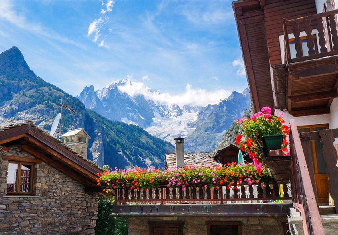 Great views from Courmayeur