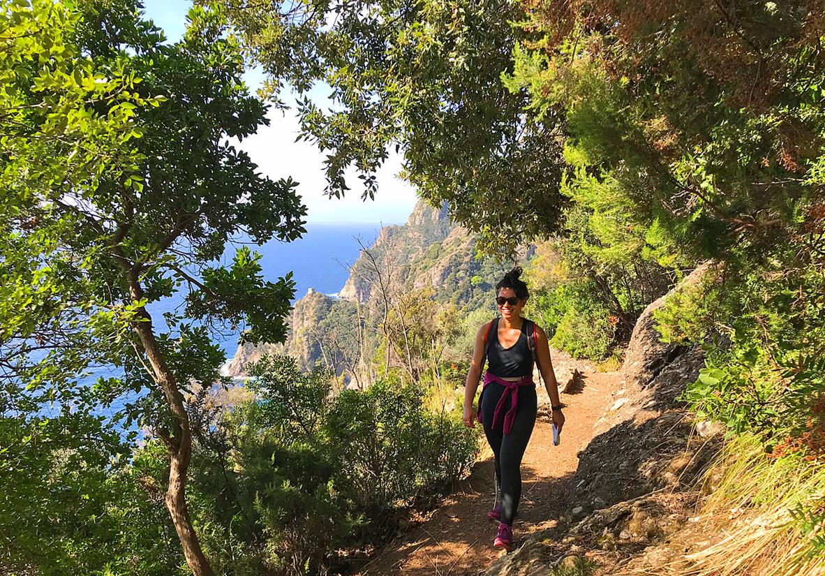 Cinque Terre walking fun