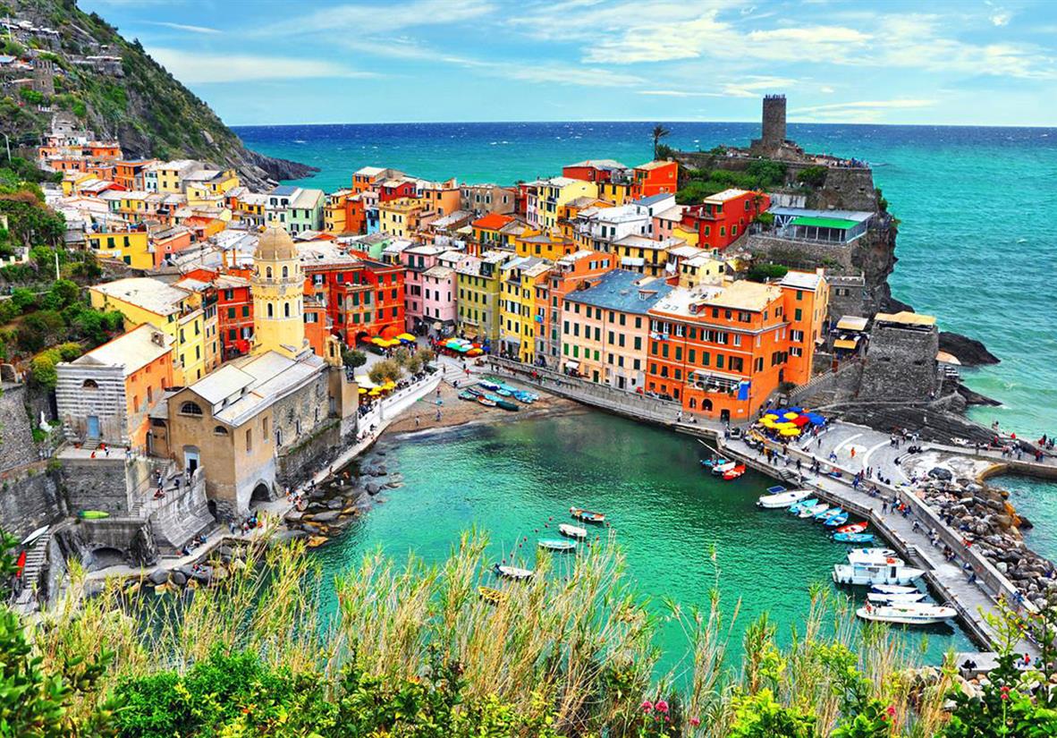 Vernazza, one of the five villages