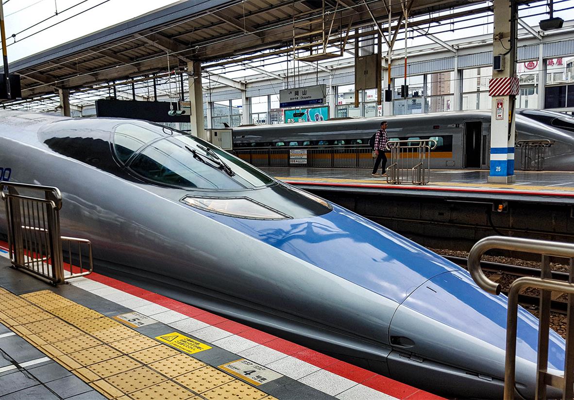 The infamous Japanese bullet train