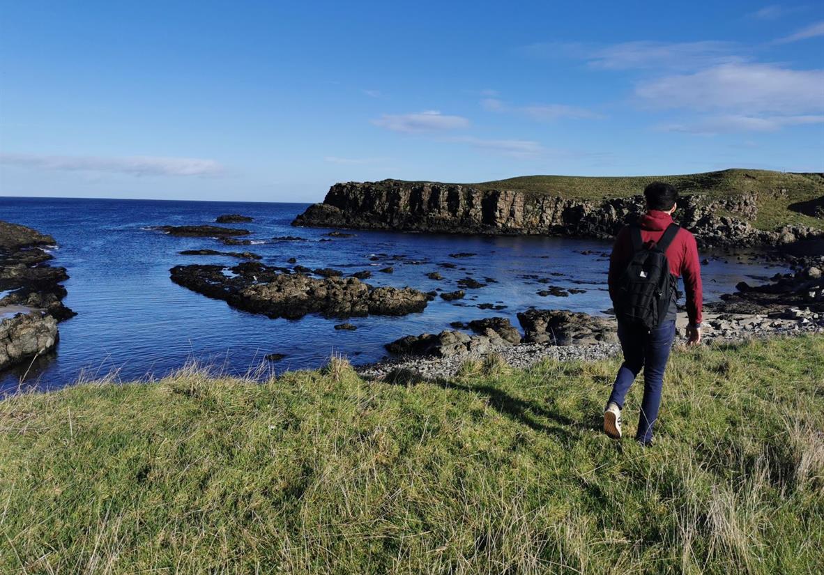 Walking to Ballintoy