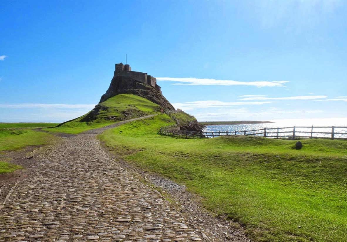 Lindisfarne Castle on Holy Island