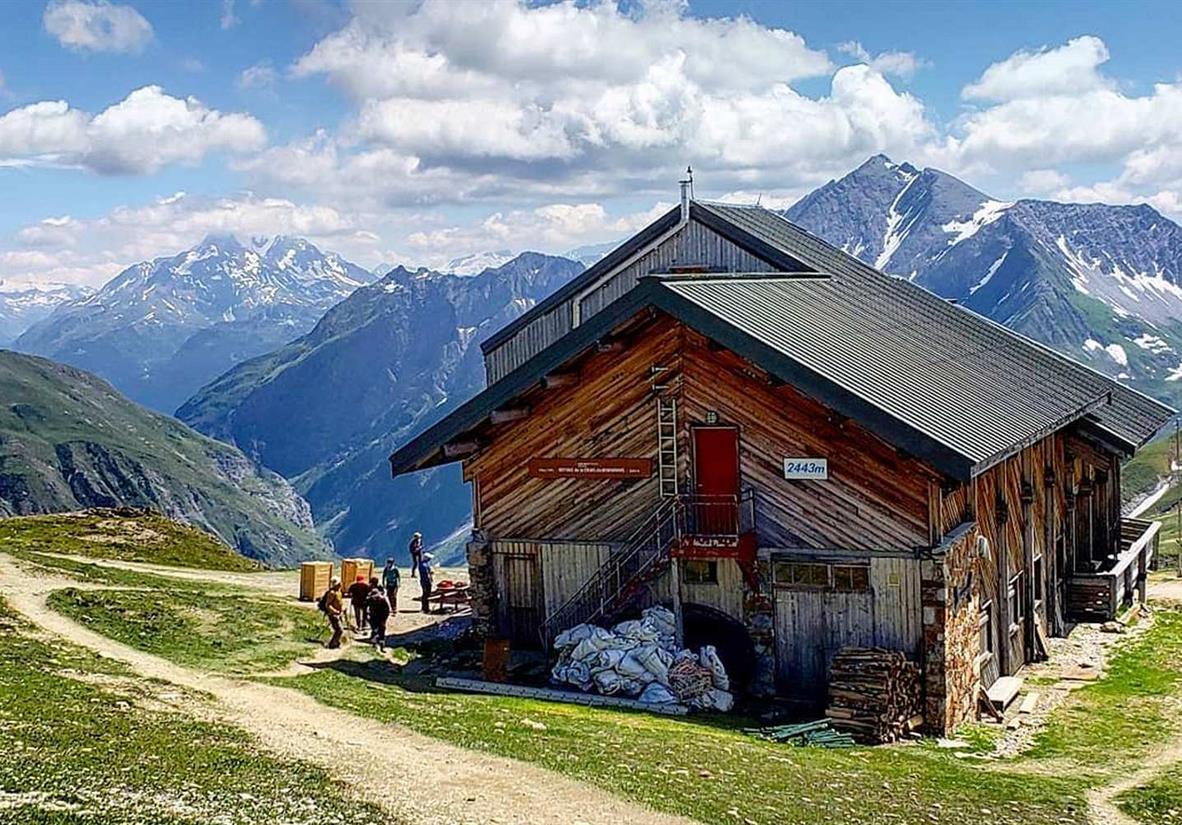 Typical mountain huts