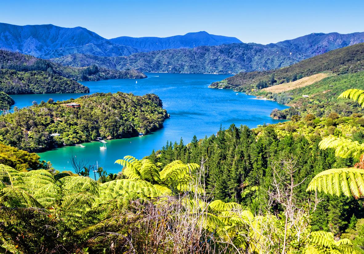 Views over Queen Charlotte Sound