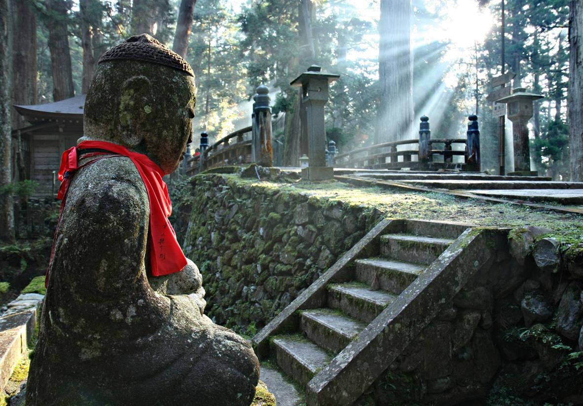 Marvel at the atmospheric Mount Koya