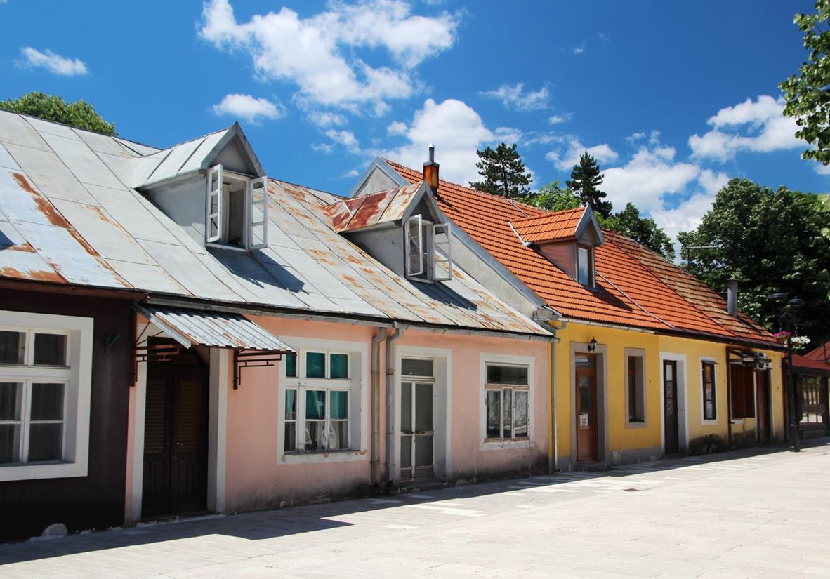 The colourful building of Cetinje