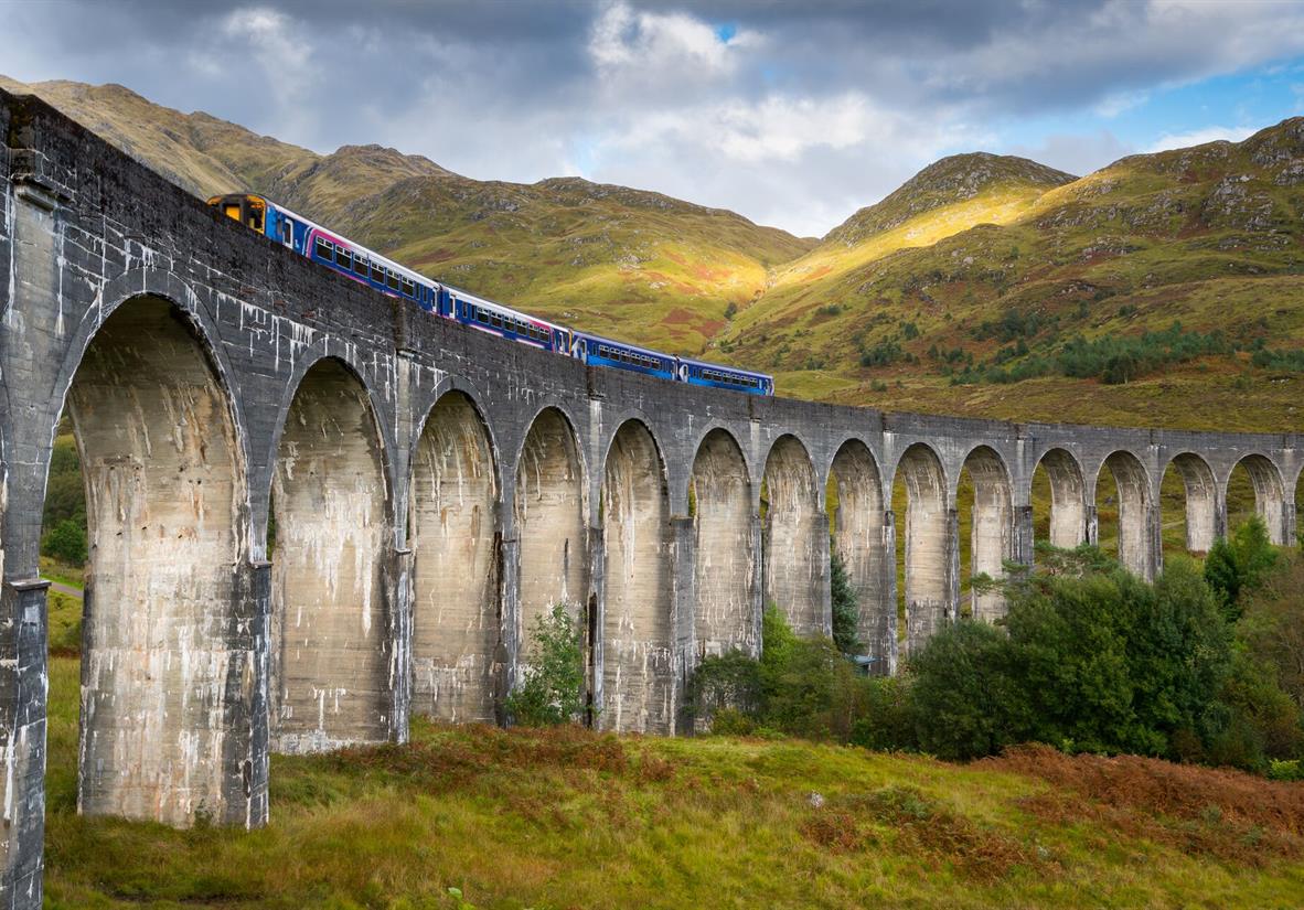 West Highland line from Mallaig to Fort William